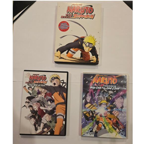 Naruto Dvd 3 Movie Bundle : Shipuden | Ninja Clash & More - Picture 2 of 3